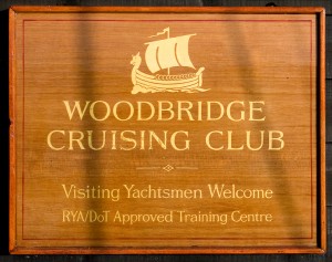 Woodbridge Cruising Club Sign